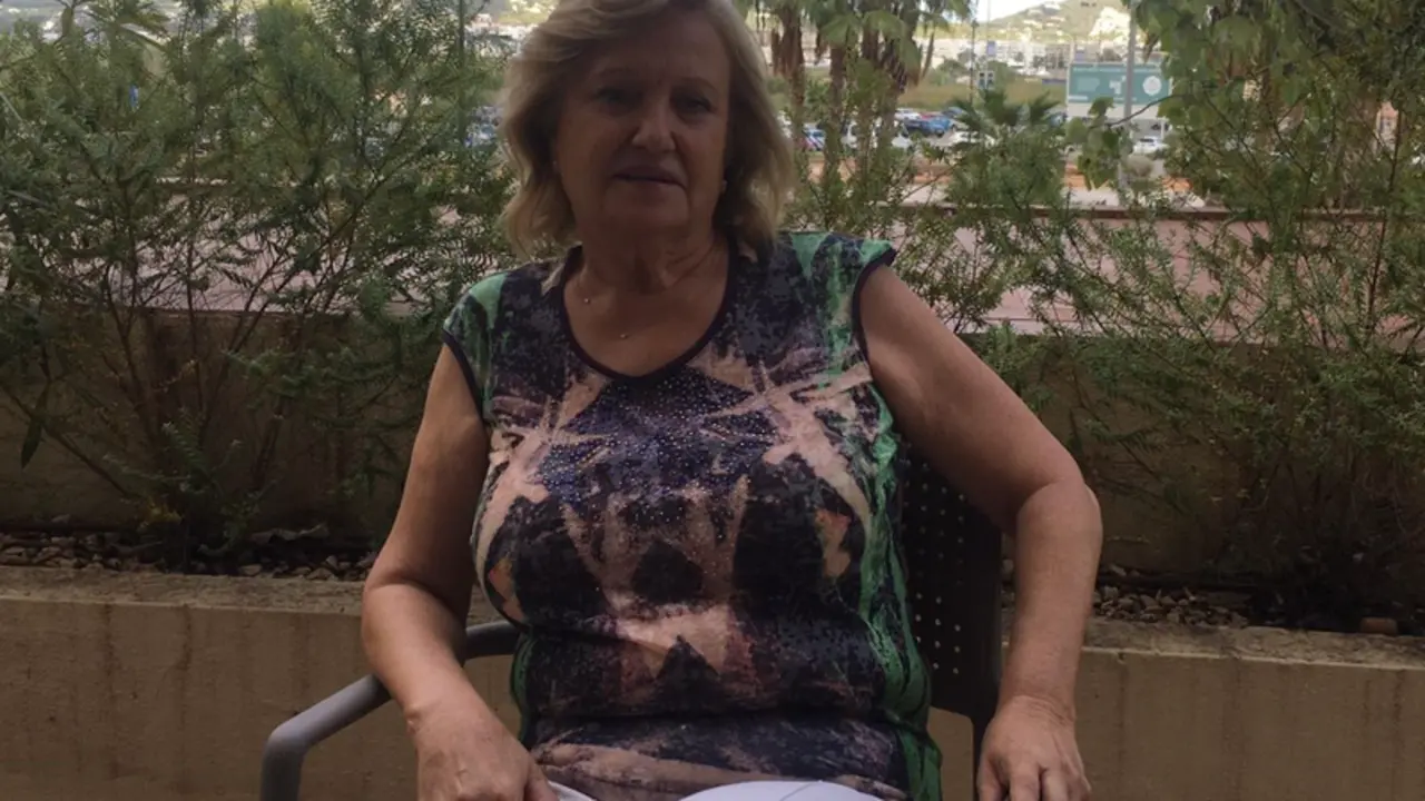 <p> Kina, paciente de Alzheimer. - EUROPA PRESS </p>