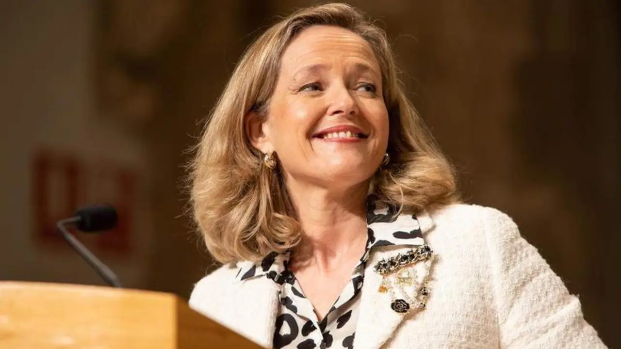 <p> La vicepresidenta primera del Gobierno y ministra de Asuntos Econ&oacute;micos y Transformaci&oacute;n Digital, Nadia Calvi&ntilde;o </p>