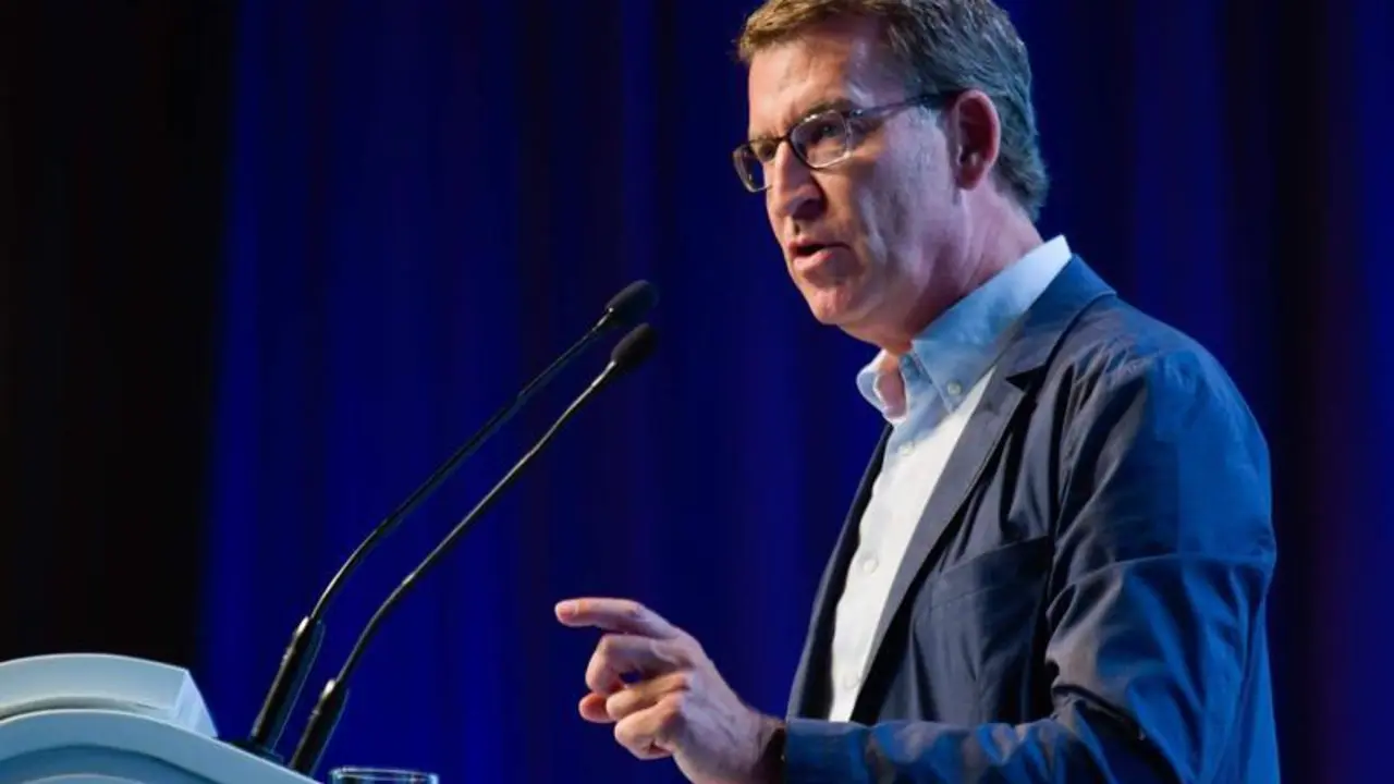 <p> El presidente nacional del Partido Popular (PP), Alberto N&uacute;&ntilde;ez Feij&oacute;o </p>