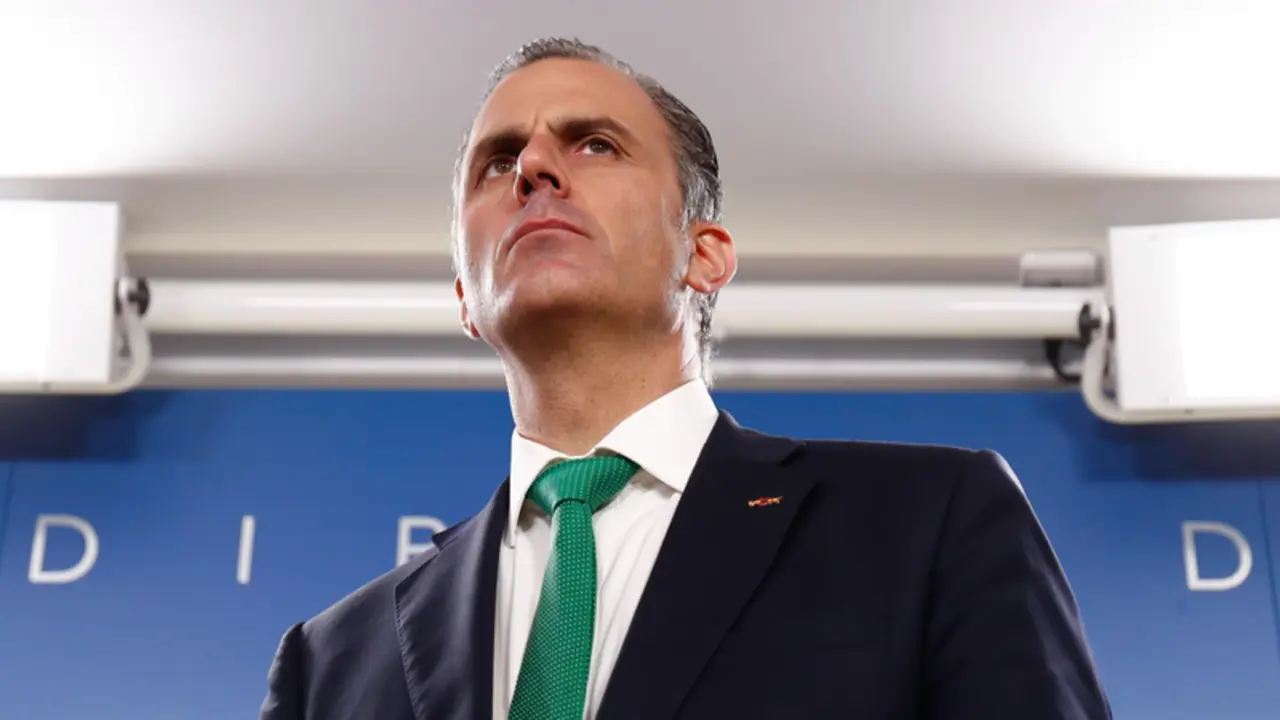 <p> Archivo - Imagen de archivo del portavoz de Vox en el Ayuntamiento de Madrid y secretario general de la formaci&oacute;n, Javier Ortega Smith. - &Oacute;scar J.Barroso - Europa Press - Archivo </p>