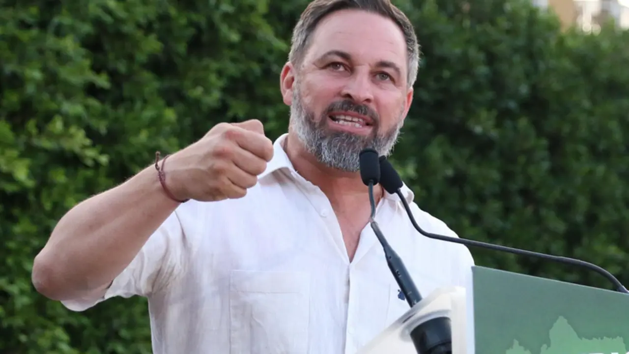 <p> Archivo - El presidente de Vox, Santiago Abascal, en un acto de campa&ntilde;a para los comicios auton&oacute;micos del pr&oacute;ximo d&iacute;a 19 a 14 de junio 2020 en El Ejido (Andaluc&iacute;a, Almer&iacute;a) - Rafael Gonz&aacute;lez - Europa Press - Archivo </p>