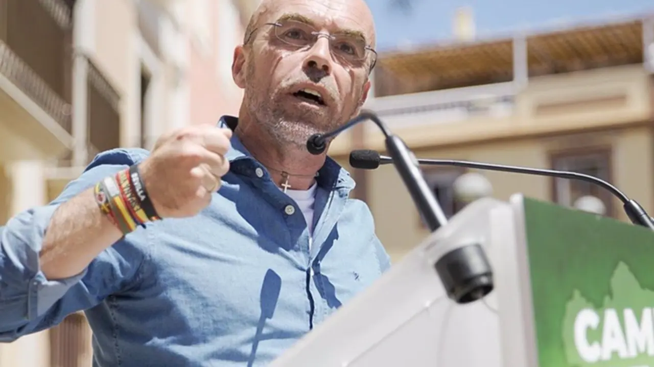 <p> Archivo - El vicepresidente y eurodiputado de Vox, Jorge Buxad&eacute;, en una imagen de archivo - VOX - Archivo </p>