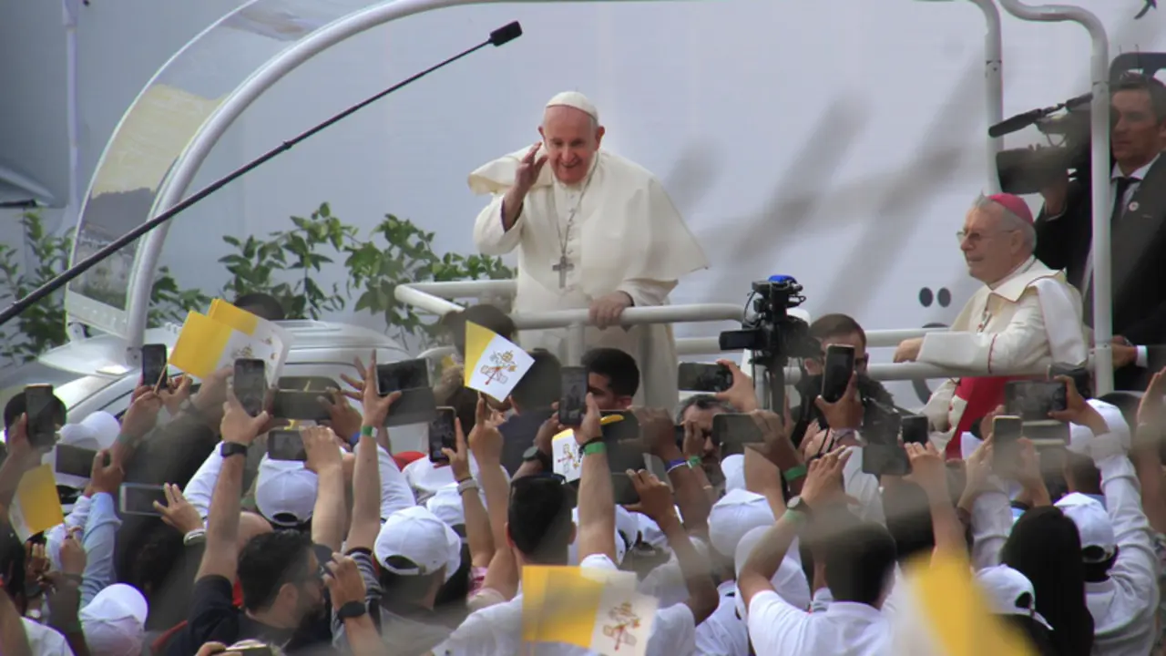 <p> El Papa en Bar&eacute;in. 05 Noviembre 2022. Photo: Cindy Riechau/dpa - Cindy Riechau/dpa </p>
