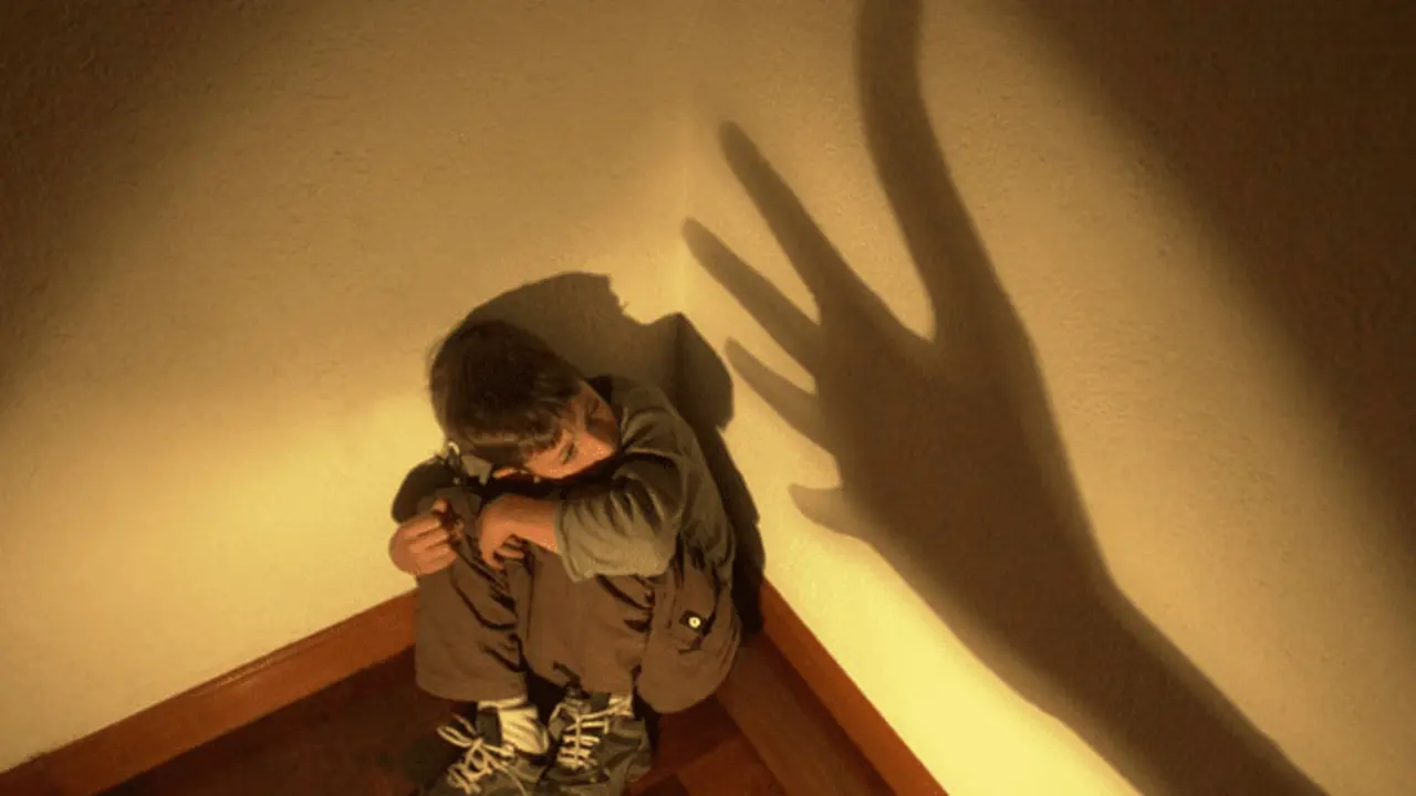 <p> Ni&ntilde;o sufriendo un trauma infantil </p>