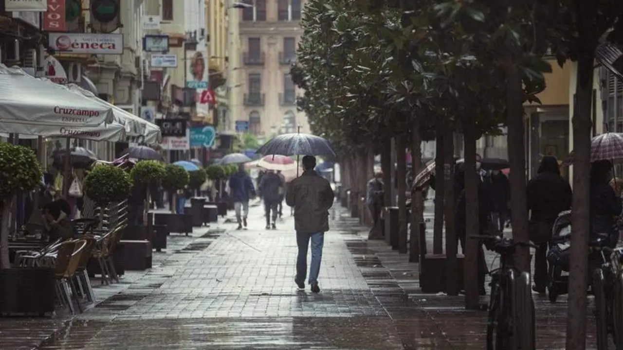 <p> Lluvia en Córdoba </p>