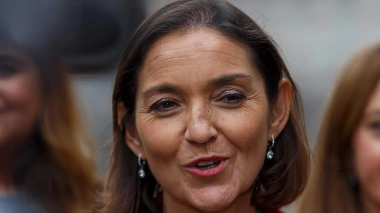  La ministra de Industria, Comercio y Turismo, Reyes Maroto, durante la presentaci&oacute;n de ayudas del Patrimonio Hist&oacute;rico con Uso Tur&iacute;stico 2022, en el Museo Casa de la Moneda, a 9 de noviembre de 2022, en Segovia, Castilla y Le&oacute;n (Espa&ntilde;a). - Nacho Valverde - Europa Press 