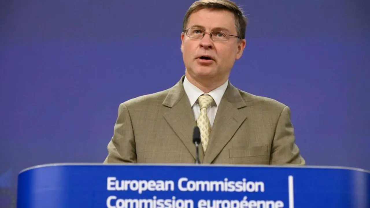  El vicepresidente ejecutivo de la Comisi&oacute;n Europea, Valdis Dombrovskis 