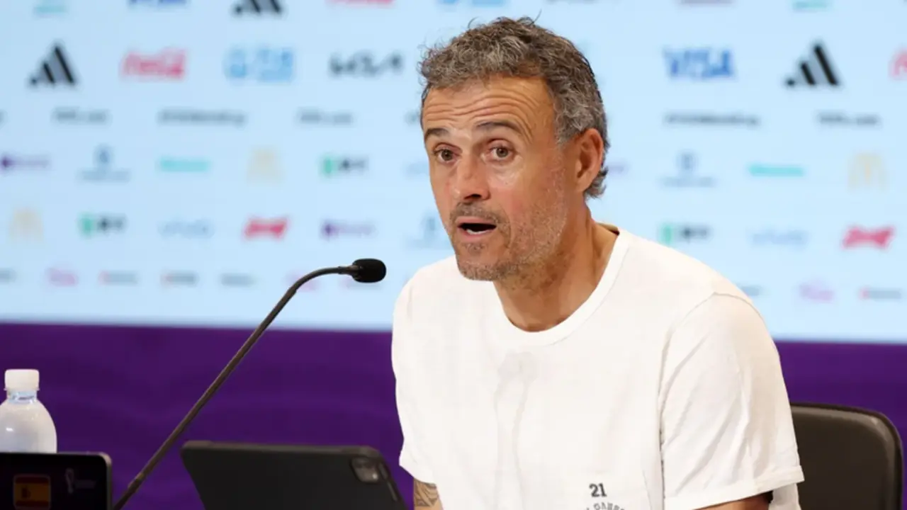  Luis Enrique, seleccionador de Espa&ntilde;a tras el empate ante Alemania 