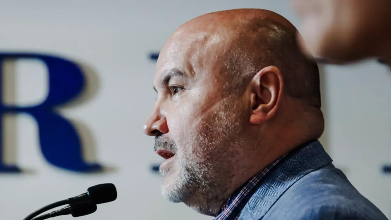  Archivo - El presidente de CERMI, Luis Cayo P&eacute;rez Bueno, realiza declaraciones tras el encuentro de la plataforma con el presidente del Partido Popular, a 9 de junio de 2022, en Madrid (Espa&ntilde;a). - Carlos Luj&aacute;n - Europa Press - Archivo 