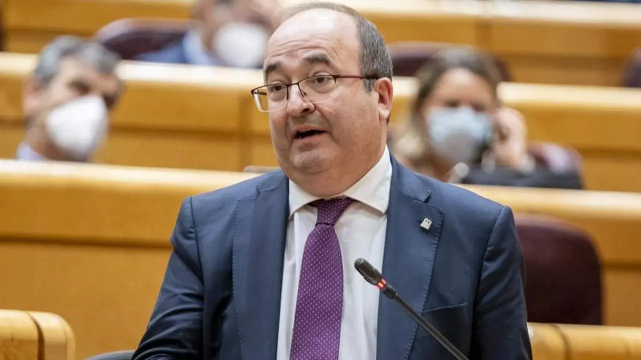  El ministro de Cultura y Deporte, Miquel Iceta 