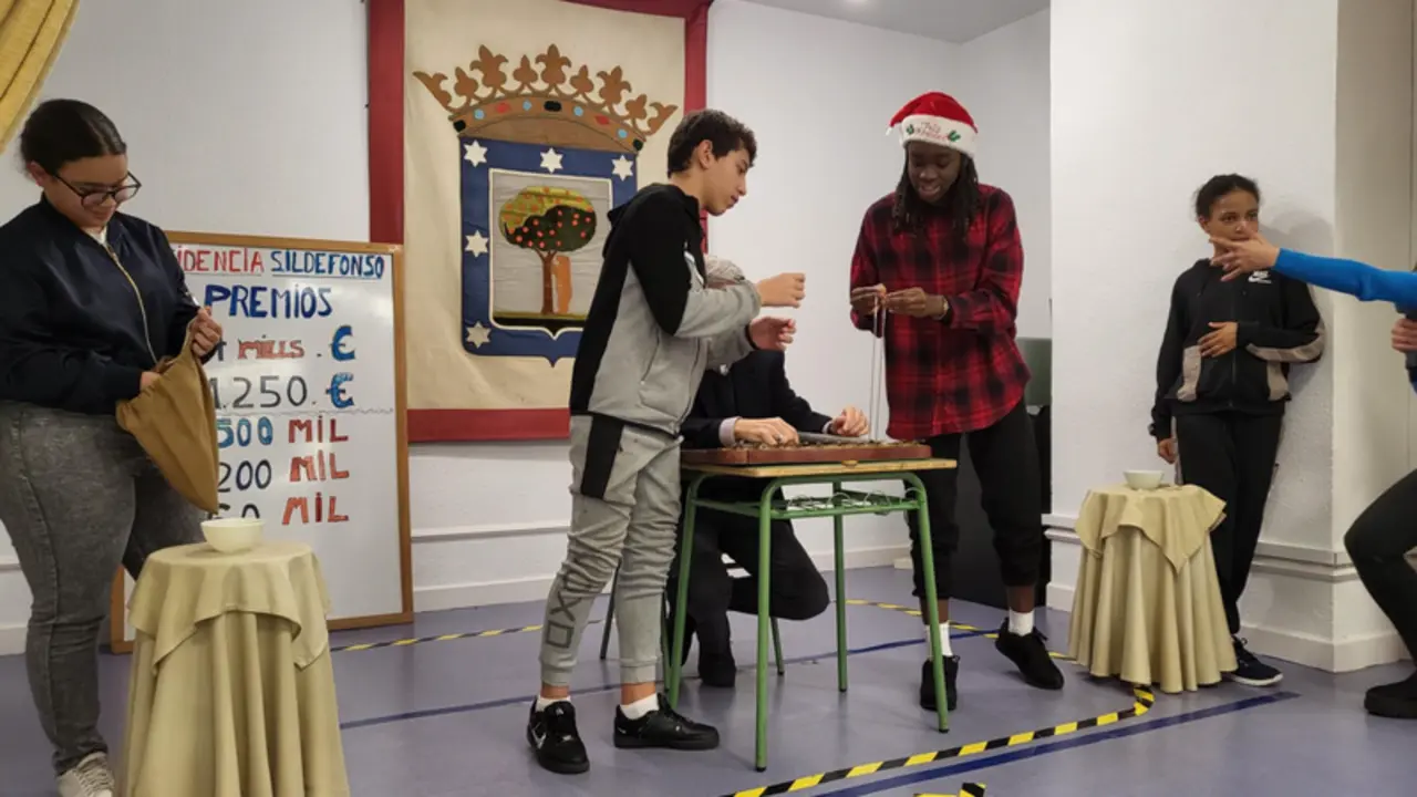  Los ni&ntilde;os y ni&ntilde;as de la Residencia-Internado de San Ildefonso de Madrid, que participar&aacute;n en el Sorteo Extraordinario de la Loter&iacute;a de Navidad de 2022, est&aacute;n realizando los &uacute;ltimos ensayos - EUROPA PRESS 