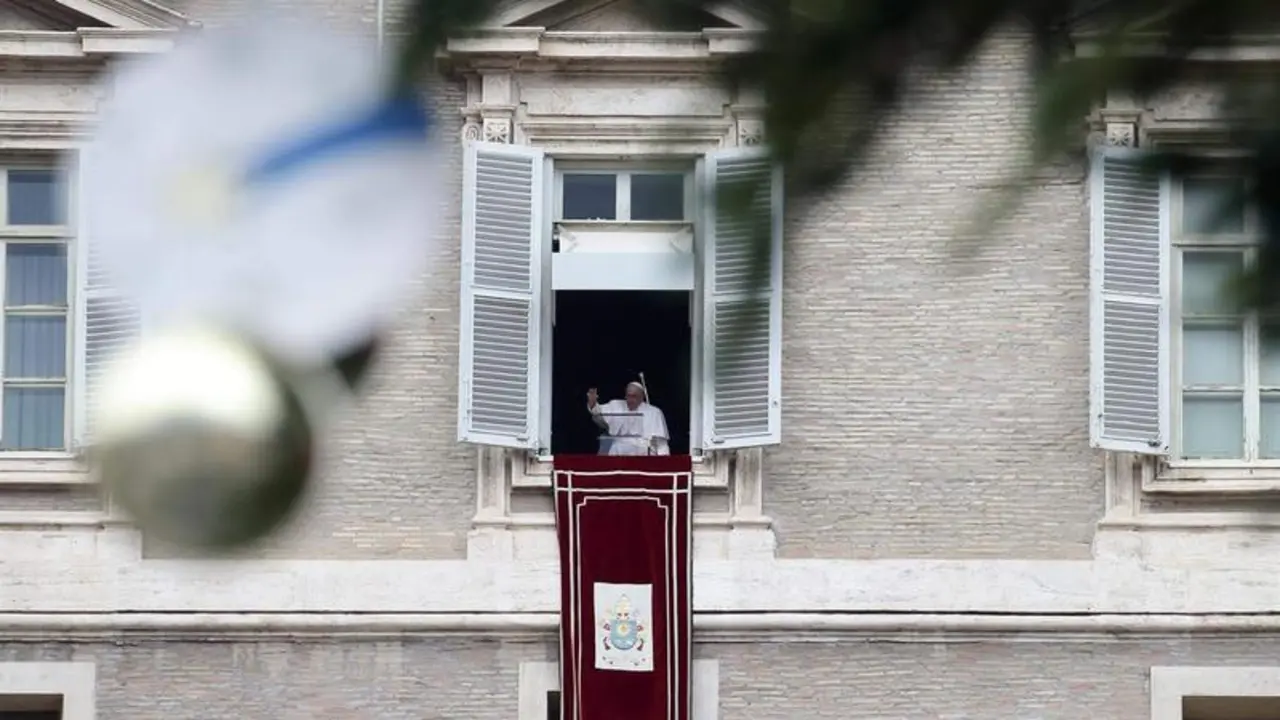  El Papa en uno de los rezos del &Aacute;ngelus 