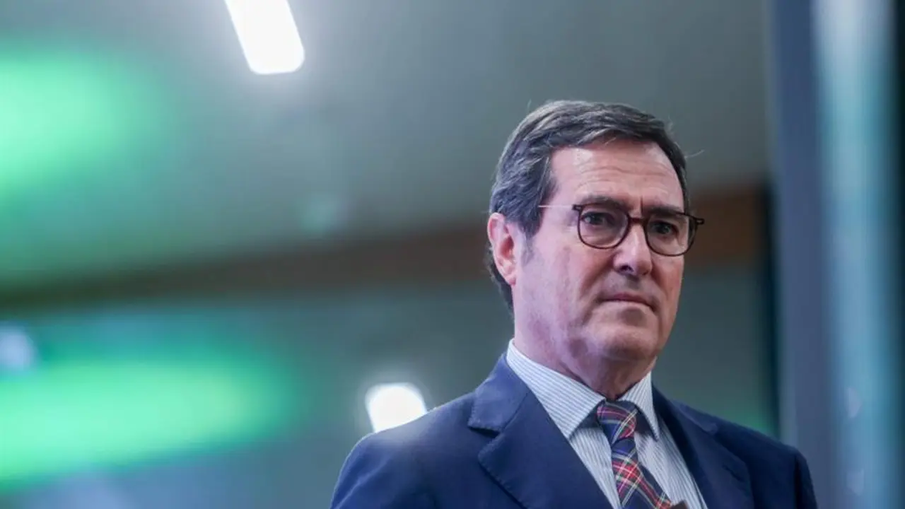  El presidente de la CEOE, Antonio Garamendi, en una imagen de archivo 
