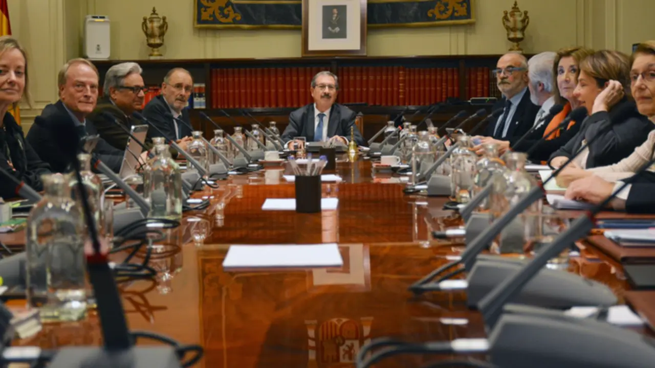  Pleno extraordinario del Consejo General del Poder Judicial (CGPJ) para votar a sus dos candidatos al Tribunal Constitucional (TC). - CGPJ 
