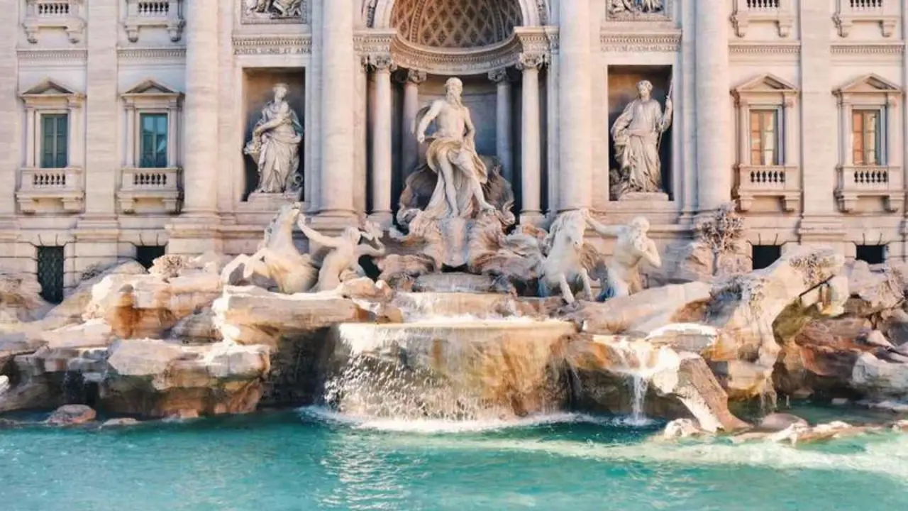  La Fontana di Trevi en Roma 