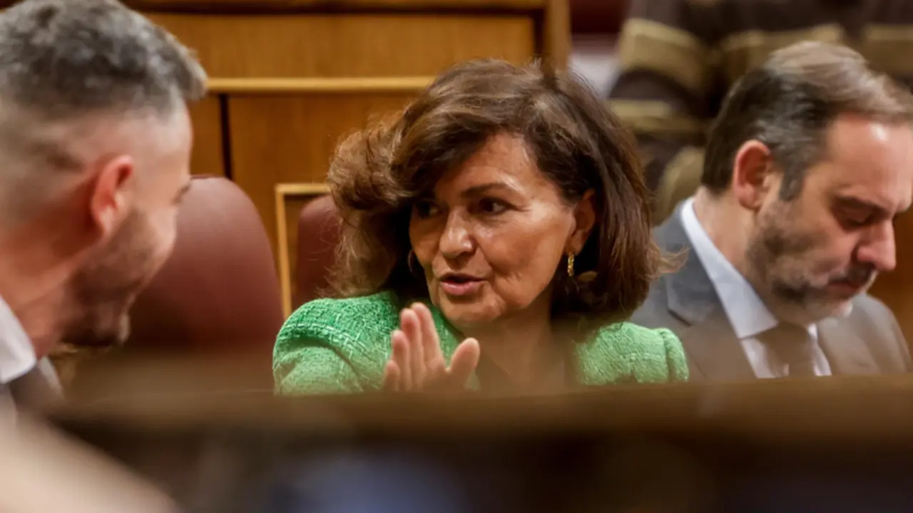  La presidenta de la Comisi&oacute;n de Igualdad en el Congreso de los Diputados y exvicepresidenta del Gobierno, Carmen Calvo - Ricardo Rubio - Europa Press 