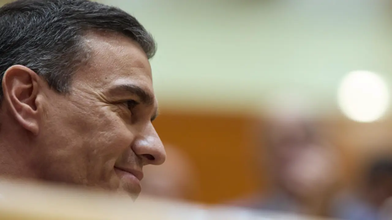  El presidente del Gobierno, Pedro S&aacute;nchez, durante una sesi&oacute;n de control al Gobierno en el Senado, a 21 de diciembre de 2022, en Madrid (Espa&ntilde;a). - Jes&uacute;s Hell&iacute;n - Europa Press 