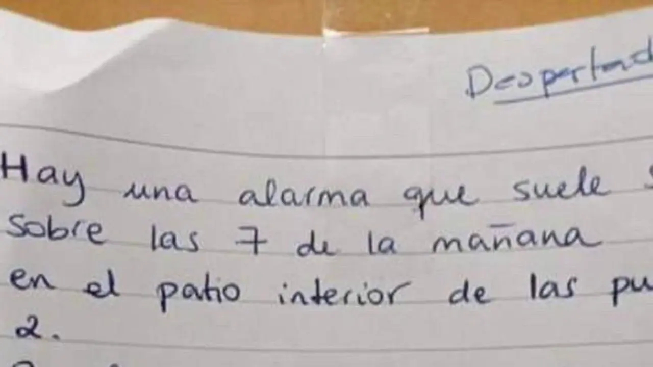  La sorprendente queja de unos vecinos 