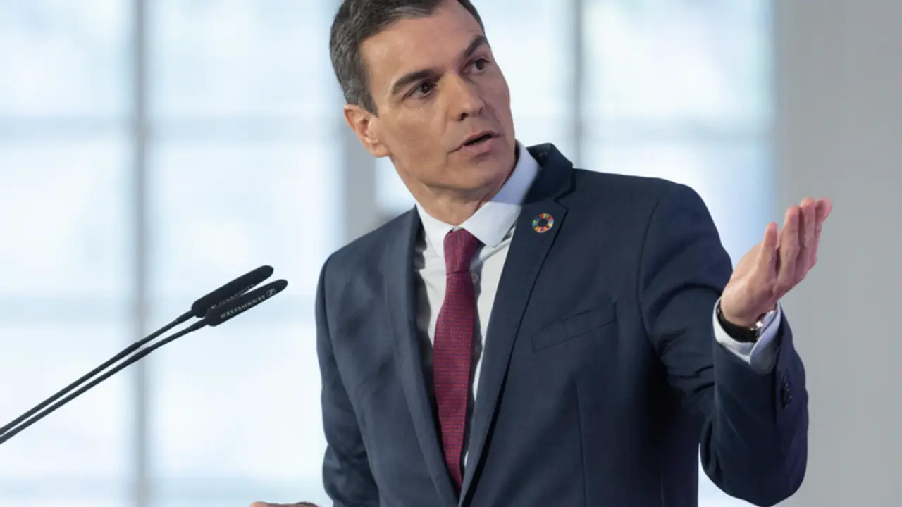  El presidente del Gobierno, Pedro S&aacute;nchez, comparece en rueda de prensa tras el &uacute;ltimo Consejo de Ministros, en el Complejo de la Moncloa,. - Eduardo Parra - Europa Press 