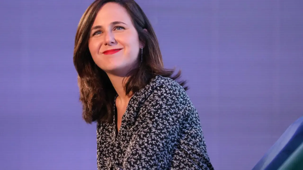  La ministra de Derechos Sociales y Agenda 2030, Ione Belarra Urteaga, durante el acto 'A ti te importa: Estrategia de Erradicaci&oacute;n de la violencia contra la Infancia y Adolescencia'. - Marta Fern&aacute;ndez Jara - Europa Press 