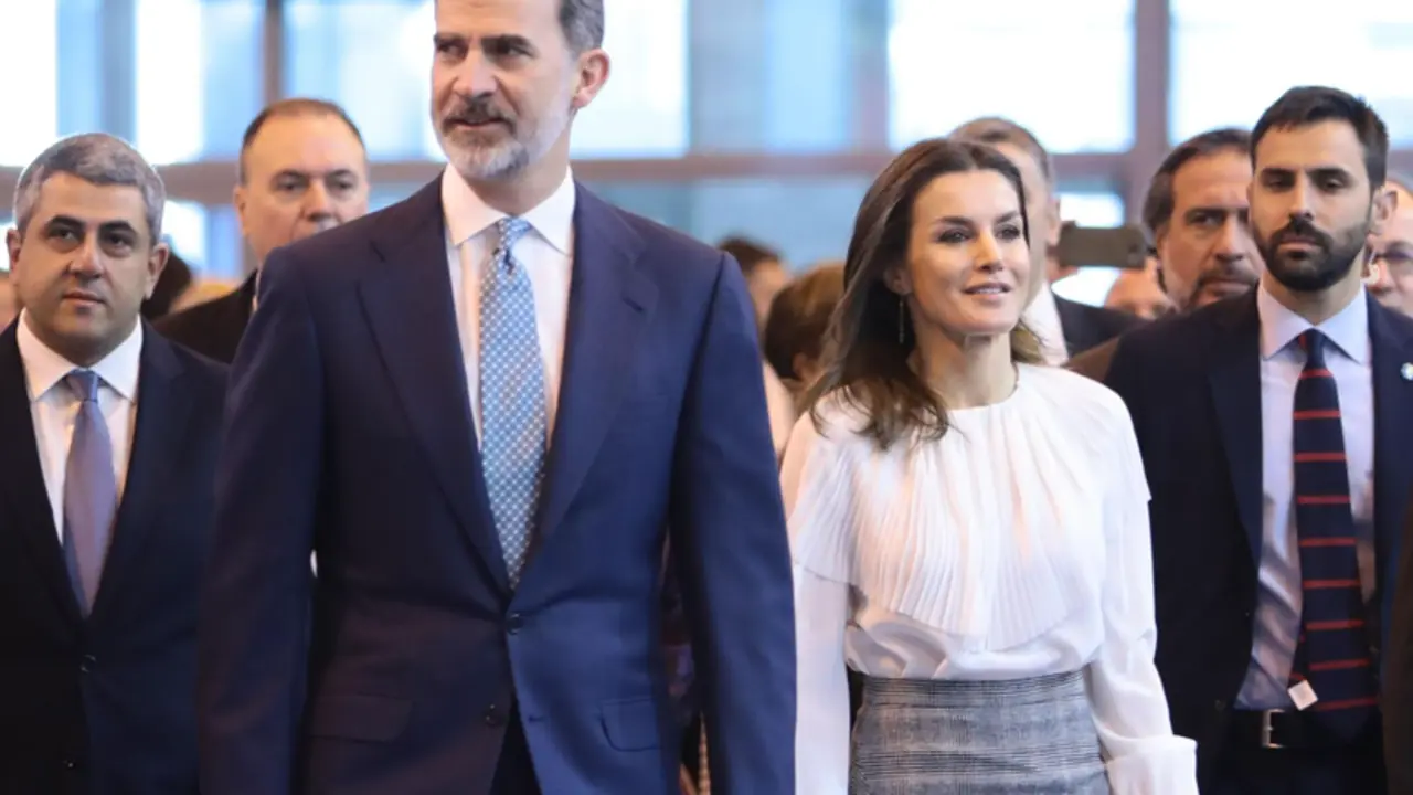  Archivo - Los Reyes Felipe y Letizia en Fitur 2019. - EUROPA PRESS/ JOSEFINA BLANCO - Archivo 