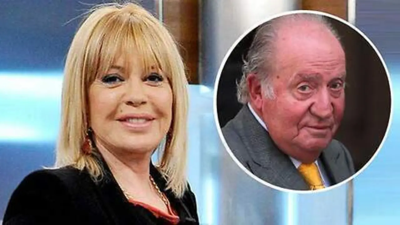  B&aacute;rbara Rey junto al Rey Em&eacute;rito 