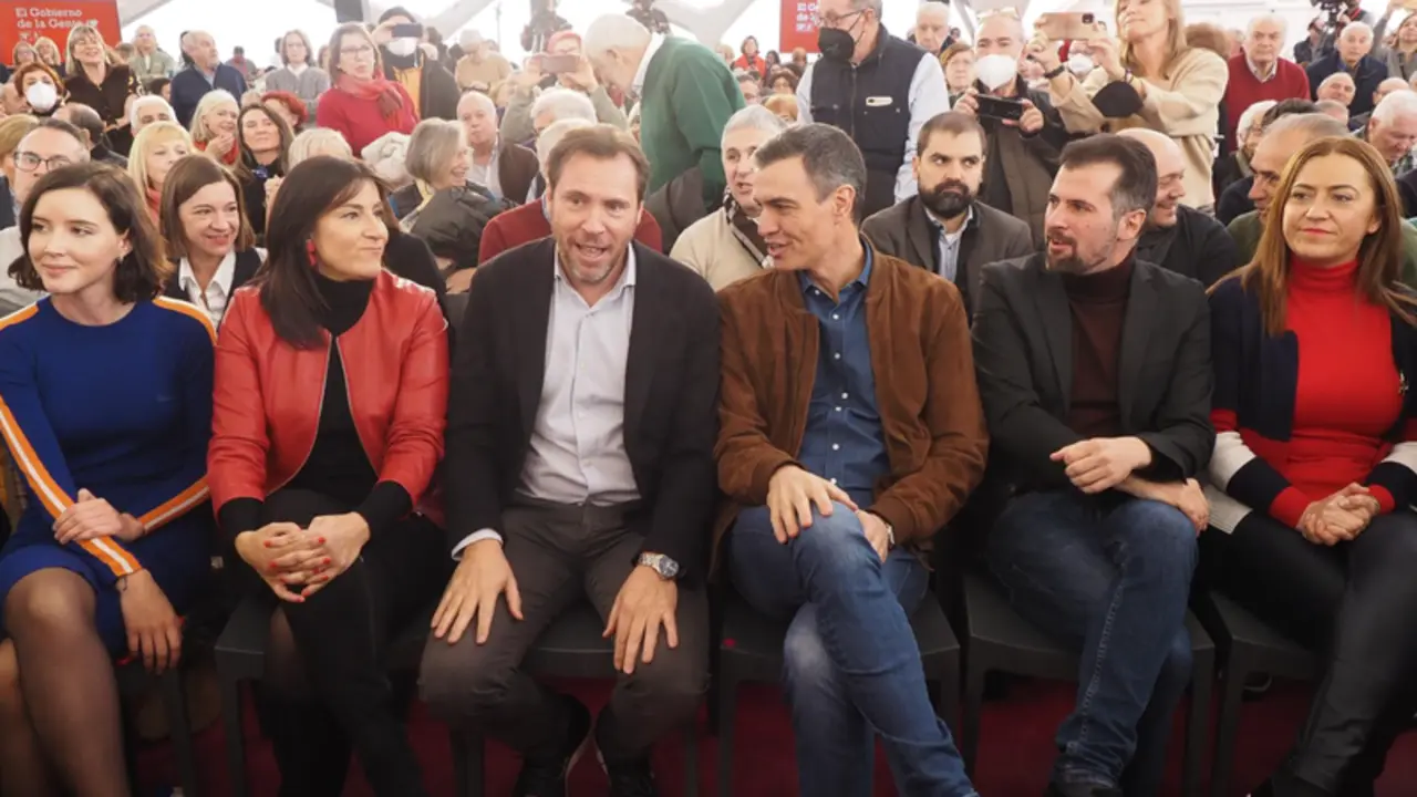  VALLADOLID. 21/01/23. CLAUDIA ALBA. MITIN DE PRESENTACI&Oacute;N DE LAS CANDIDATURAS DE CAPITALES DE PROVINCIA DEL PSOE EN LA PRESENCIA DE PRESIDENTE DEL GOBIERNO PEDRO S&Aacute;NCHEZ. - PHOTOGENIC PRG 