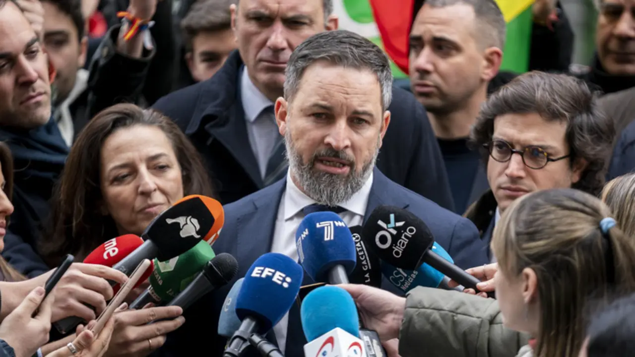  El presidente de Vox, Santiago Abascal. - A. P&eacute;rez Meca - Europa Press 