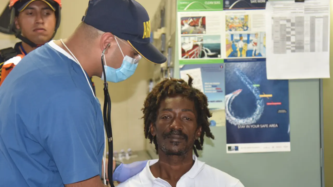  Imagen del hombre rescatado 