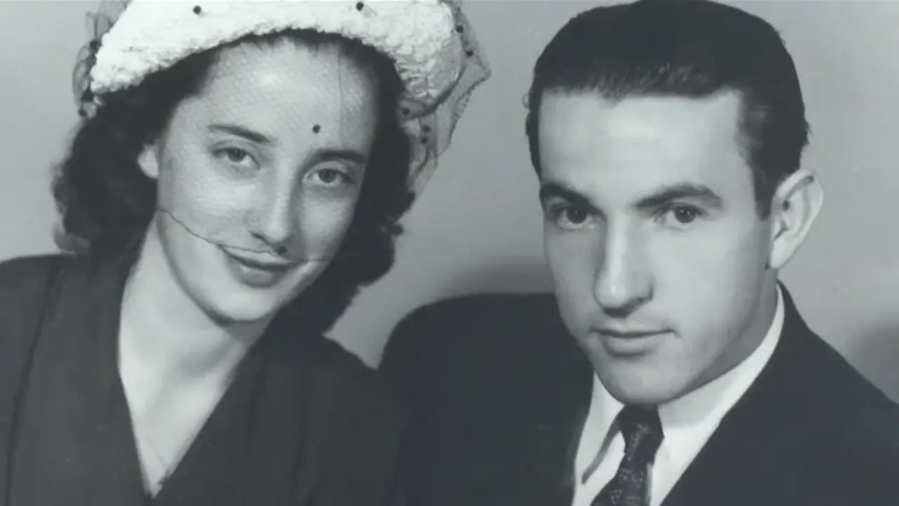  N&uacute;ria Enrich y Joan Bonada en su juventud 