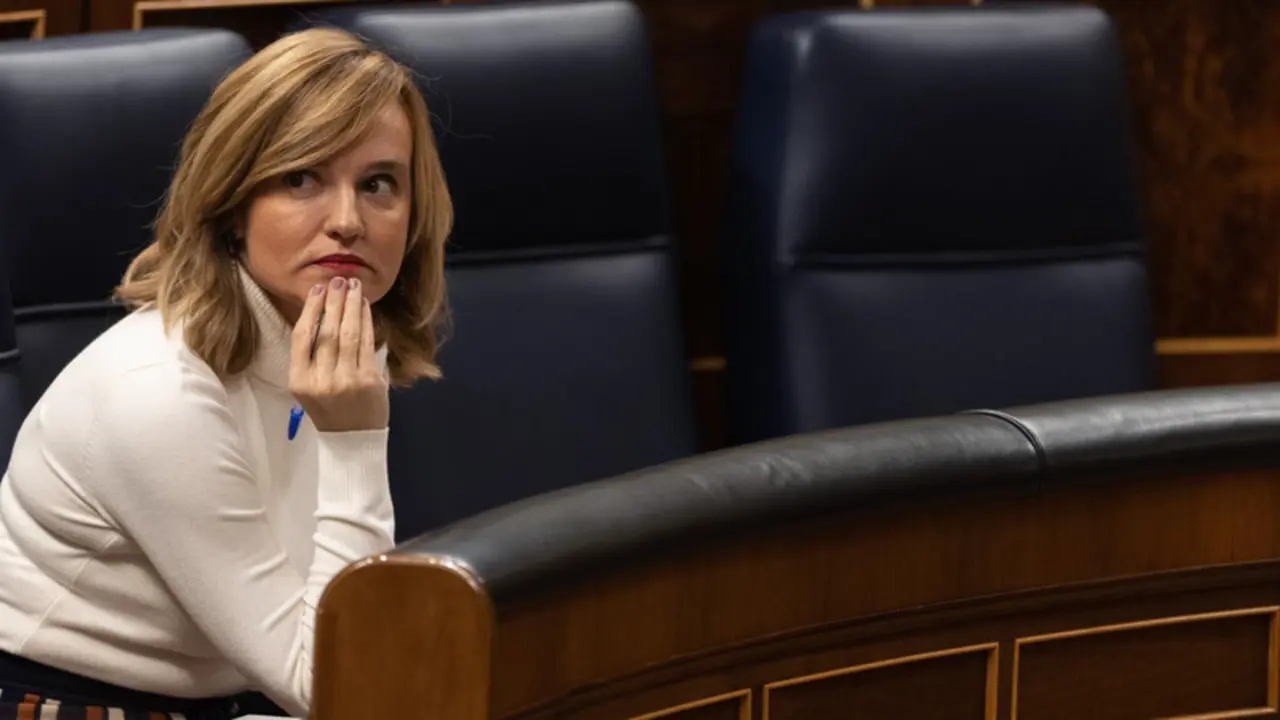  La ministra de Educaci&oacute;n y portavoz de la direcci&oacute;n del PSOE, Pilar Alegr&iacute;a, en una sesi&oacute;n plenaria en el Congreso de los Diputados, a 23 de noviembre de 2022, en Madrid (Espa&ntilde;a). - Eduardo Parra - Europa Press 