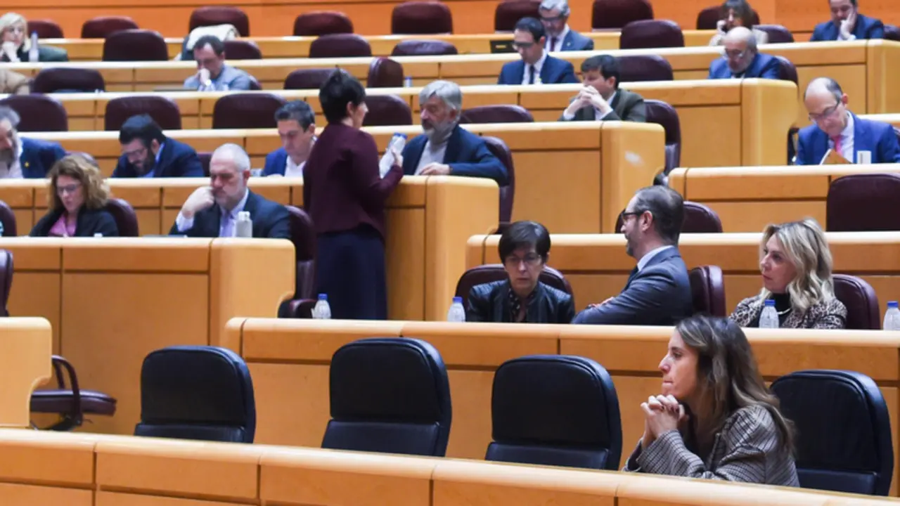  La ministra de Igualdad, Irene Montero, en el Senado. - Gustavo Valiente - Europa Press 