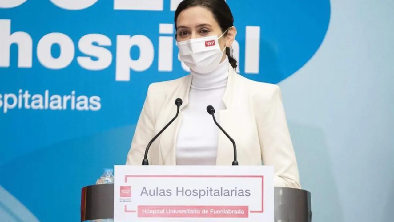  La presidenta de la Comunidad de Madrid, Isabel D&iacute;az Ayuso 