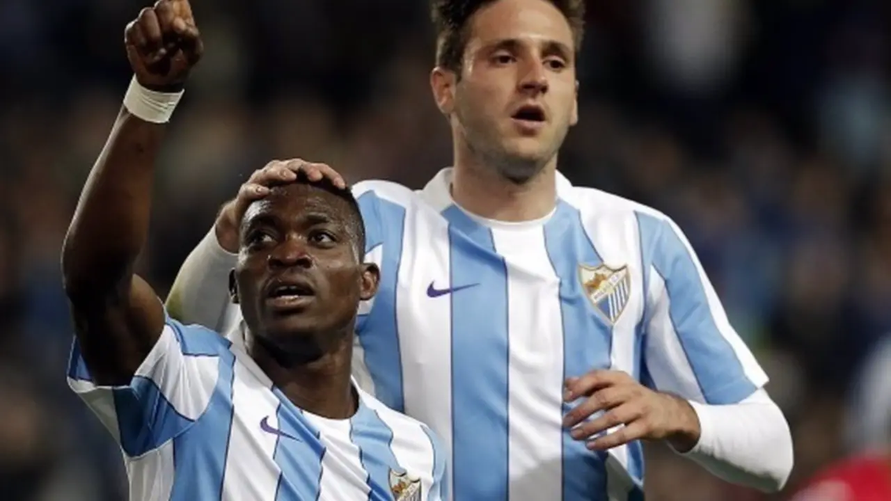  Archivo - Atsu, en un partido con el M&aacute;laga CF - LALIGA - Archivo 