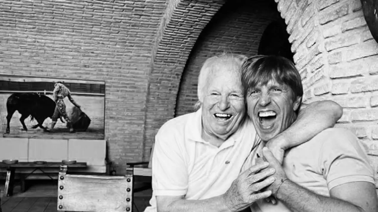  Padre e hijo toreros - Foto del  Instagram de Manuel D&iacute;az 