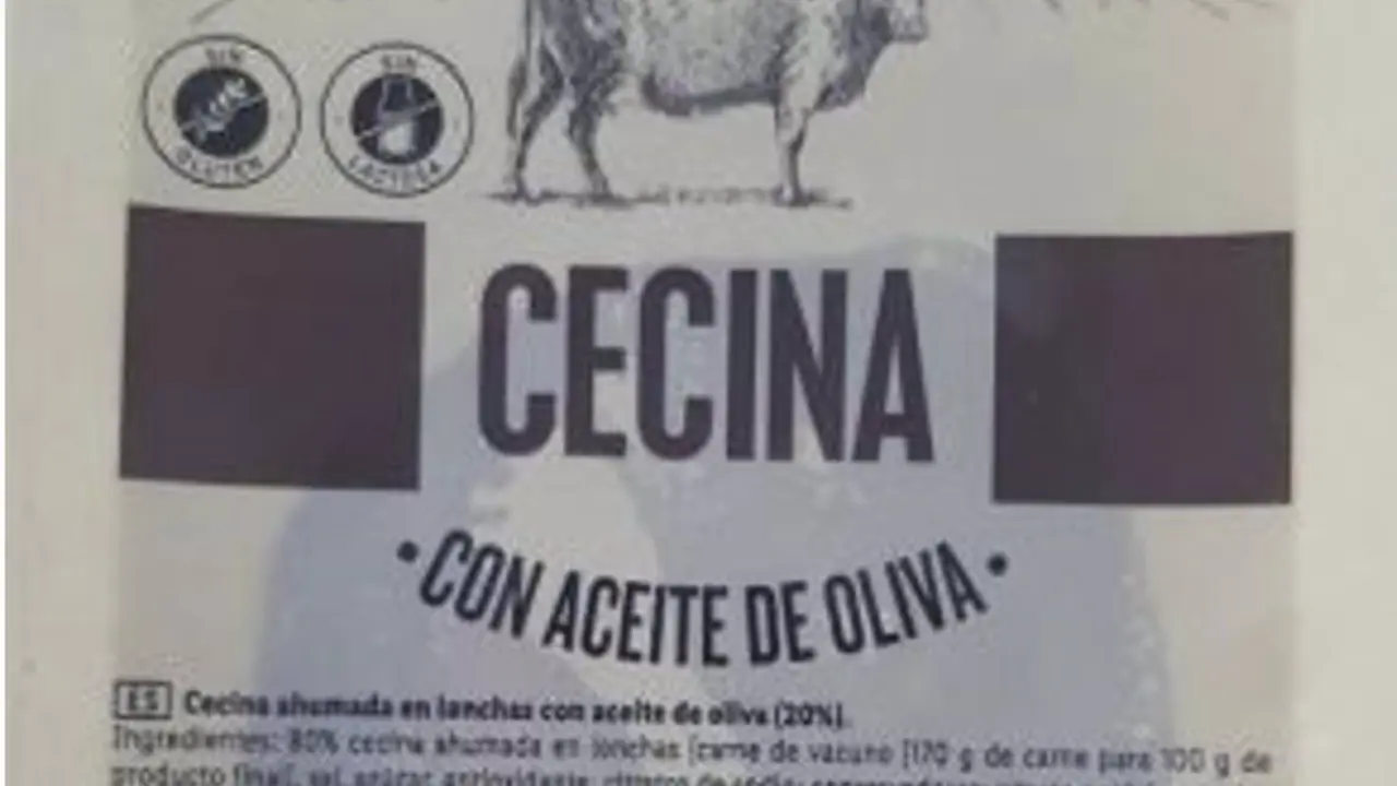  Lote de 'Cecina loncheada en aceite de oliva' retirado por Ldl tras alertar de la presencia de la bacteria Listeria monocytogenes. - LDL 