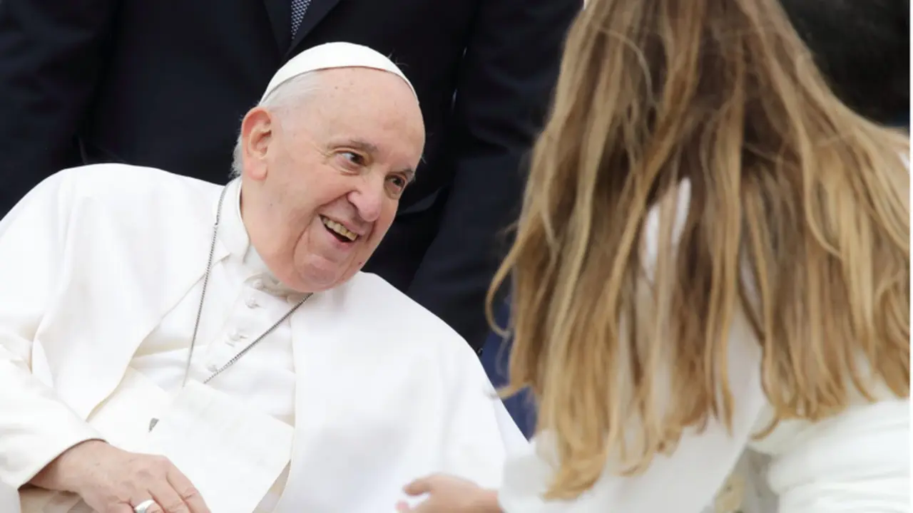  El Papa Francisco durante la audiencia general. - Evandro Inetti/Zuma Press Wire/D / Dpa 