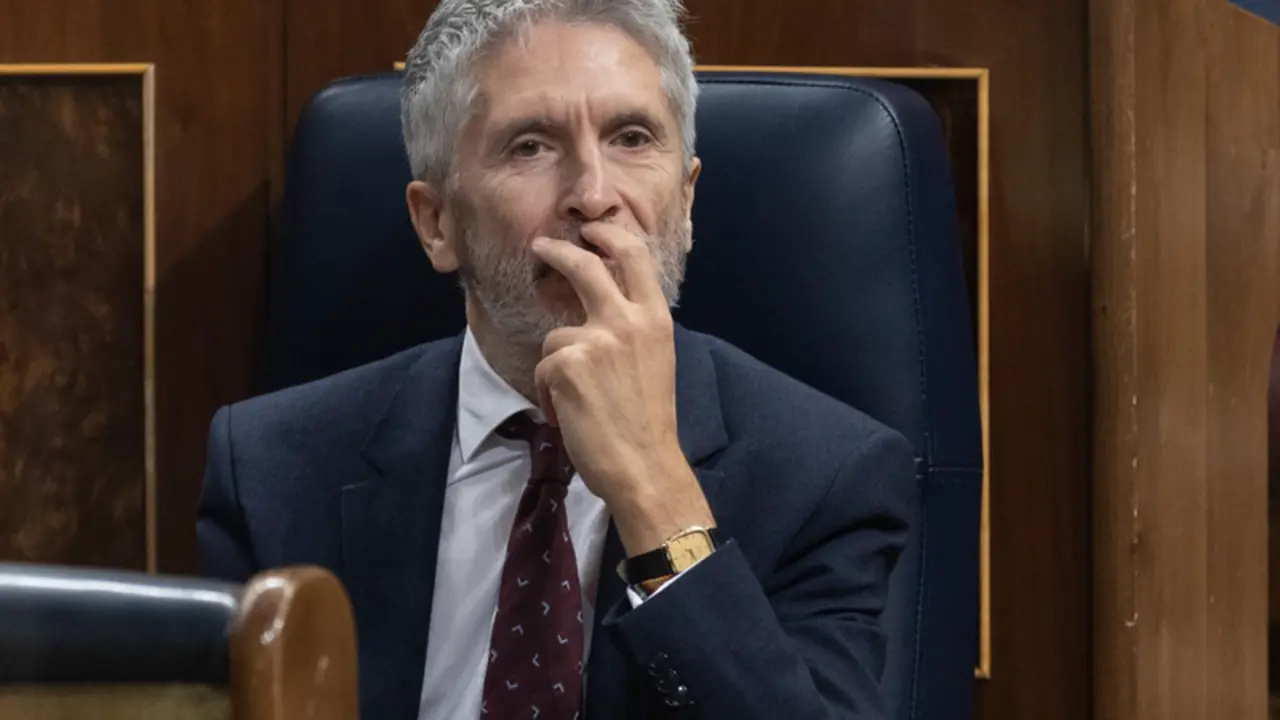  Archivo - El ministro de Interior, Fernando Grande-Marlaska, durante una sesi&oacute;n plenaria - Eduardo Parra - Europa Press - Archivo 