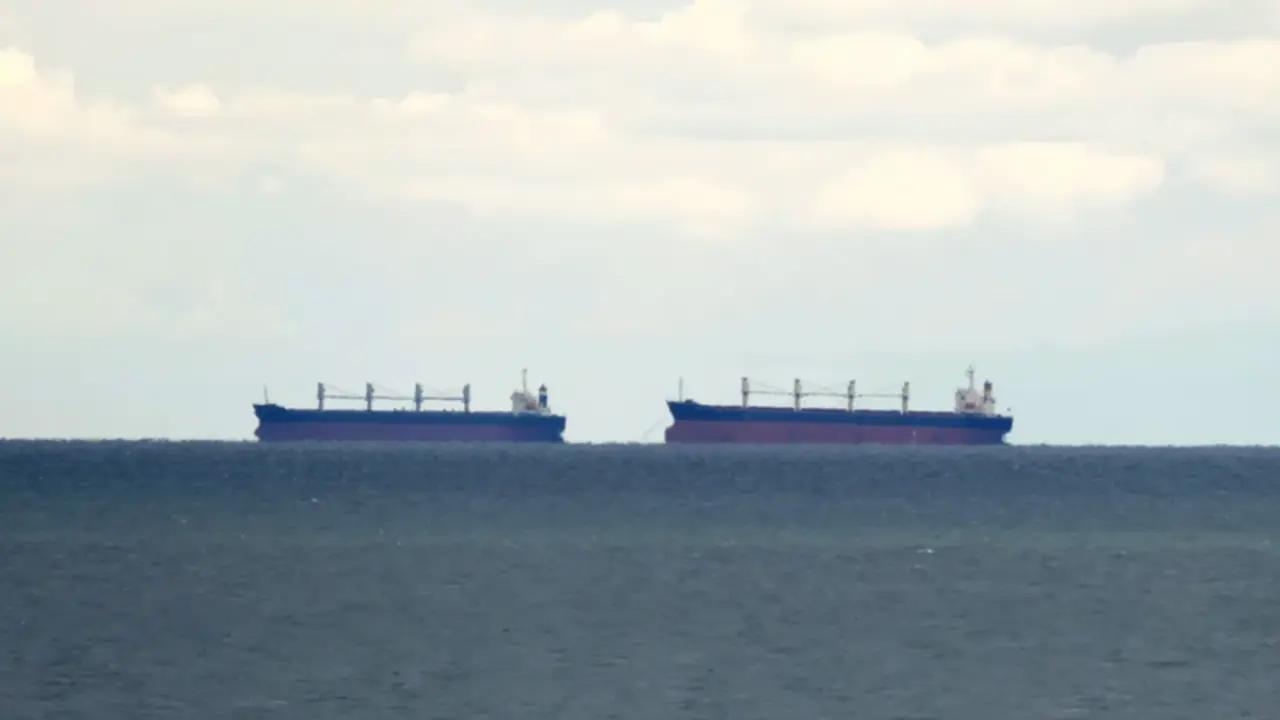  Buques de exportaci&oacute;n de cereales en el Mar Negro 