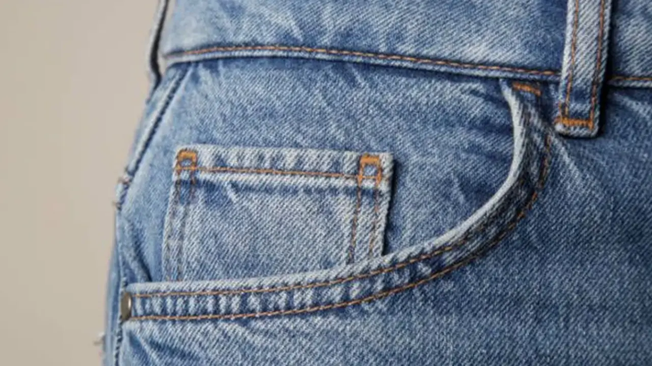  La mayor&iacute;a de vaqueros tienen en la parte delantera un mini bolsillo adicionali - Stock 