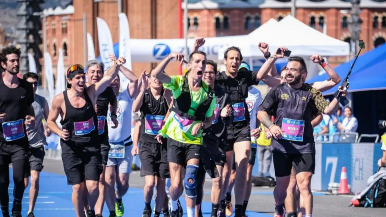  &Aacute;lex Roca durante el marat&oacute;n - Europa Press 