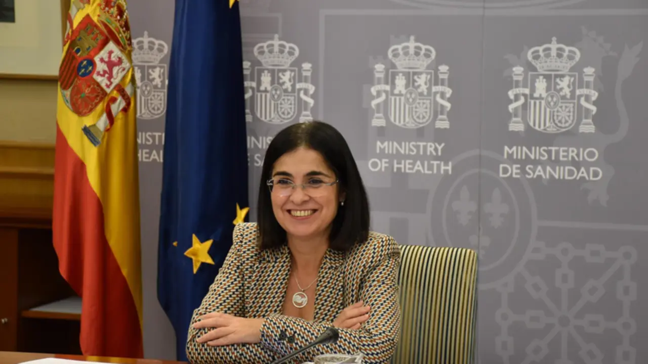  La ministra de Sanidad, Carolina Darias, preside el Consejo Interterruitorial del Sistema Nacional de Salud del 2 de noviembre de 2022. - MINISTERIO DE SANIDAD - Archivo 