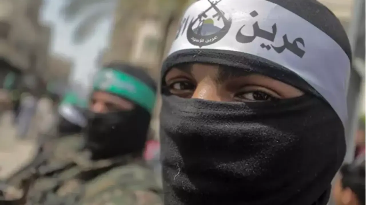  Miembros del Movimiento de Resistencia Isl&aacute;mica Ham&aacute;s, al norte de la franja de Gaza 