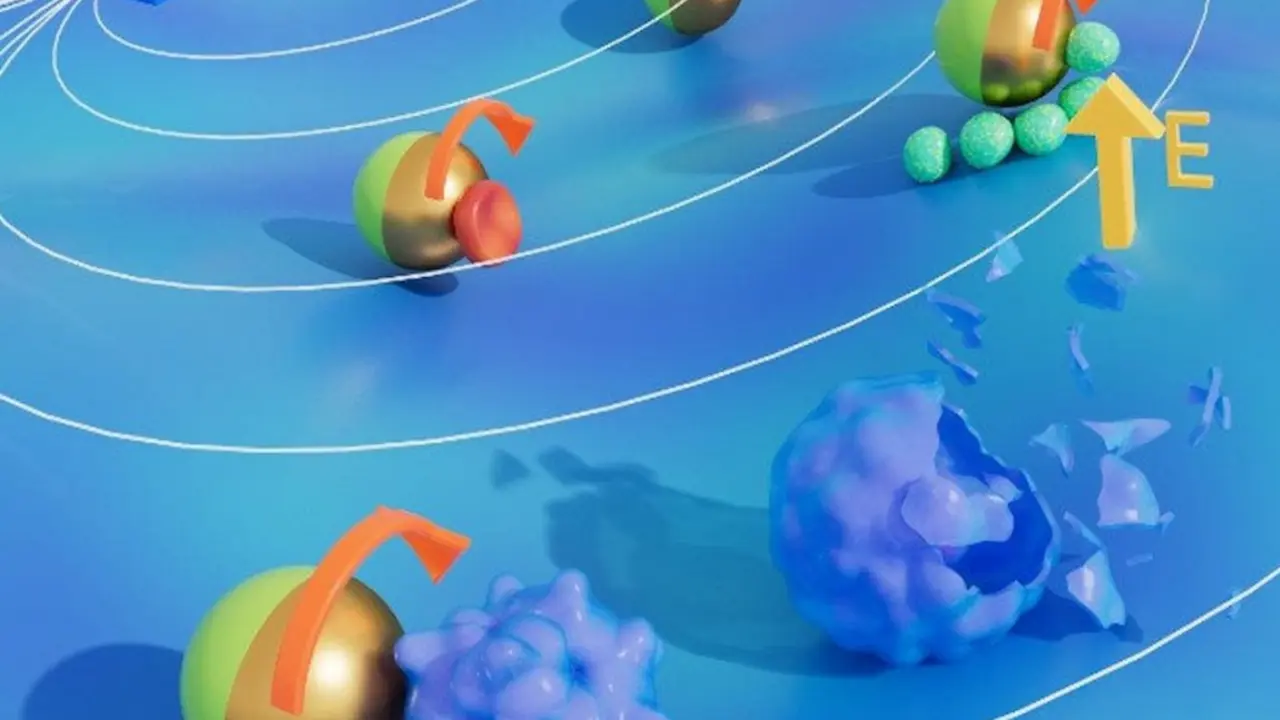  Hybrid micro-robot simulation courtesy of Tel Aviv University / SWNS 