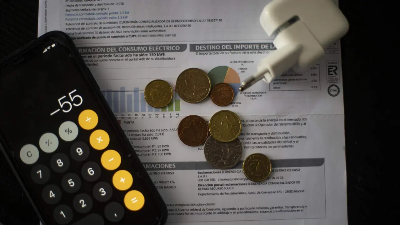  Una factura del consumo de luz 