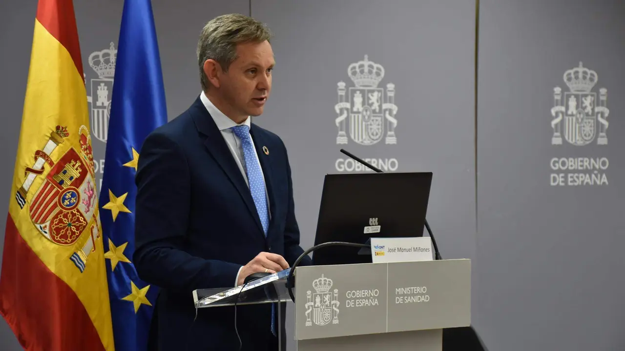  El ministro de Sanidad, Jos&eacute; Mi&ntilde;ones 