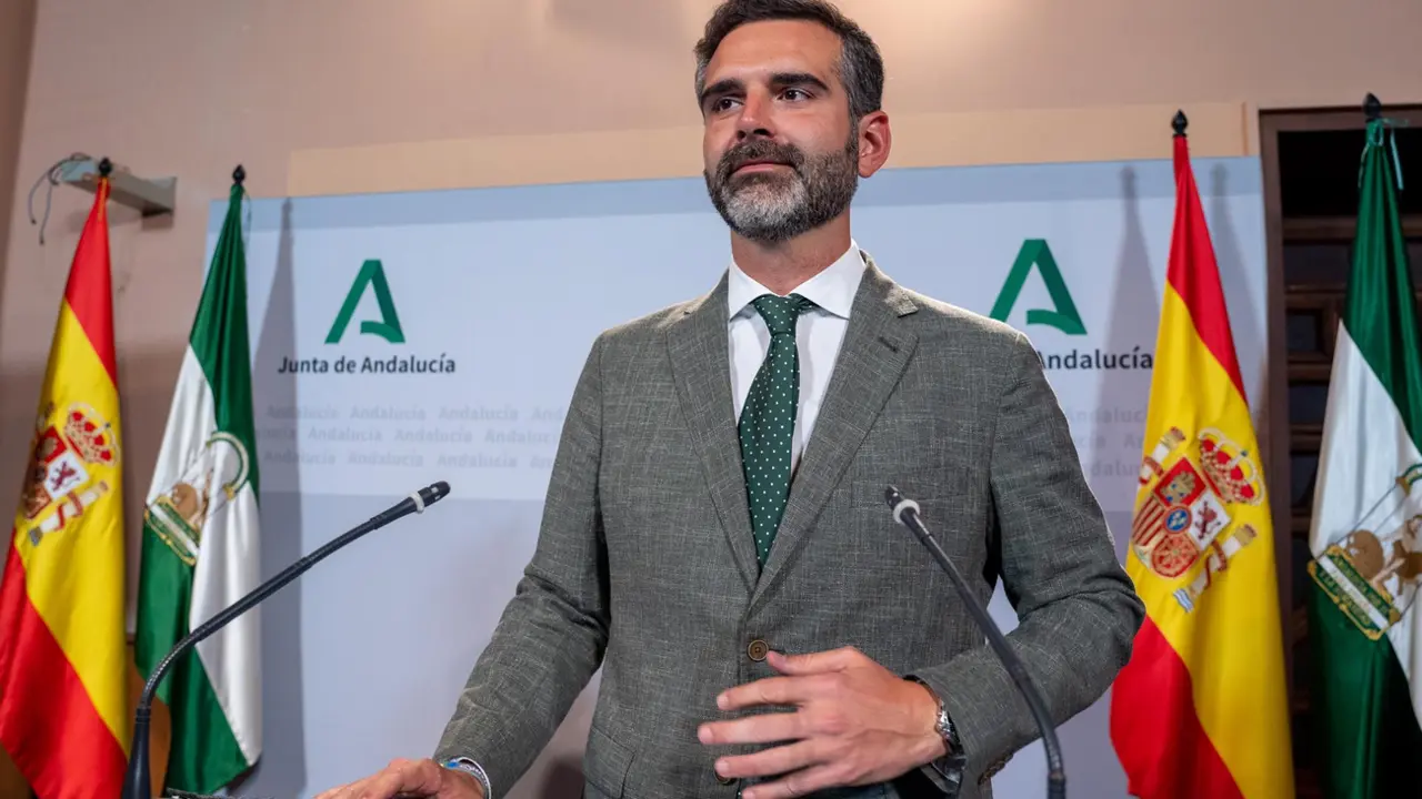  El consejero de Sostenibilidad, Medio Ambiente y Econom&iacute;a Azul y portavoz del Gobierno andaluz, Ram&oacute;n Fern&aacute;ndez-Pacheco. - Francisco J. Olmo - Europa Press 