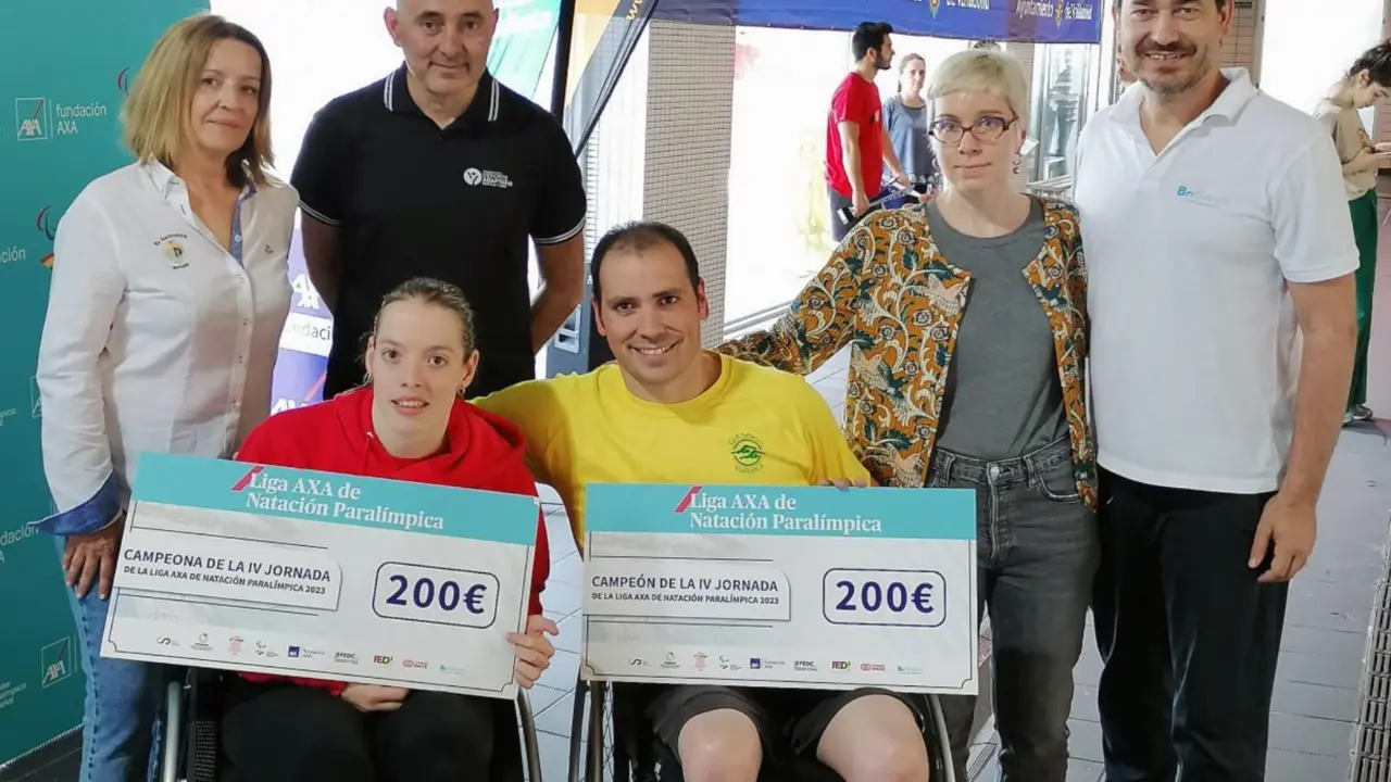  Ganadores de la 4&ordf; prueba de Nataci&oacute;n Paral&iacute;mpica 