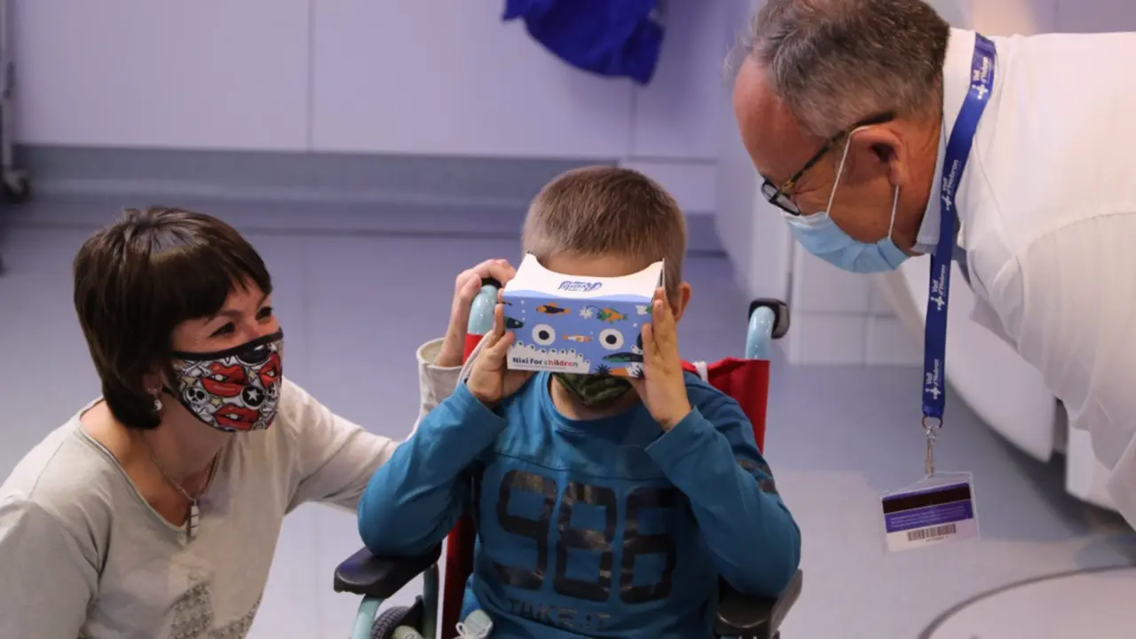 Un estudio avala el uso de realidad virtual en pacientes pedi&aacute;tricos de oncolog&iacute;a radioter&aacute;pica - HOSPITAL VALL D'HEBRON 