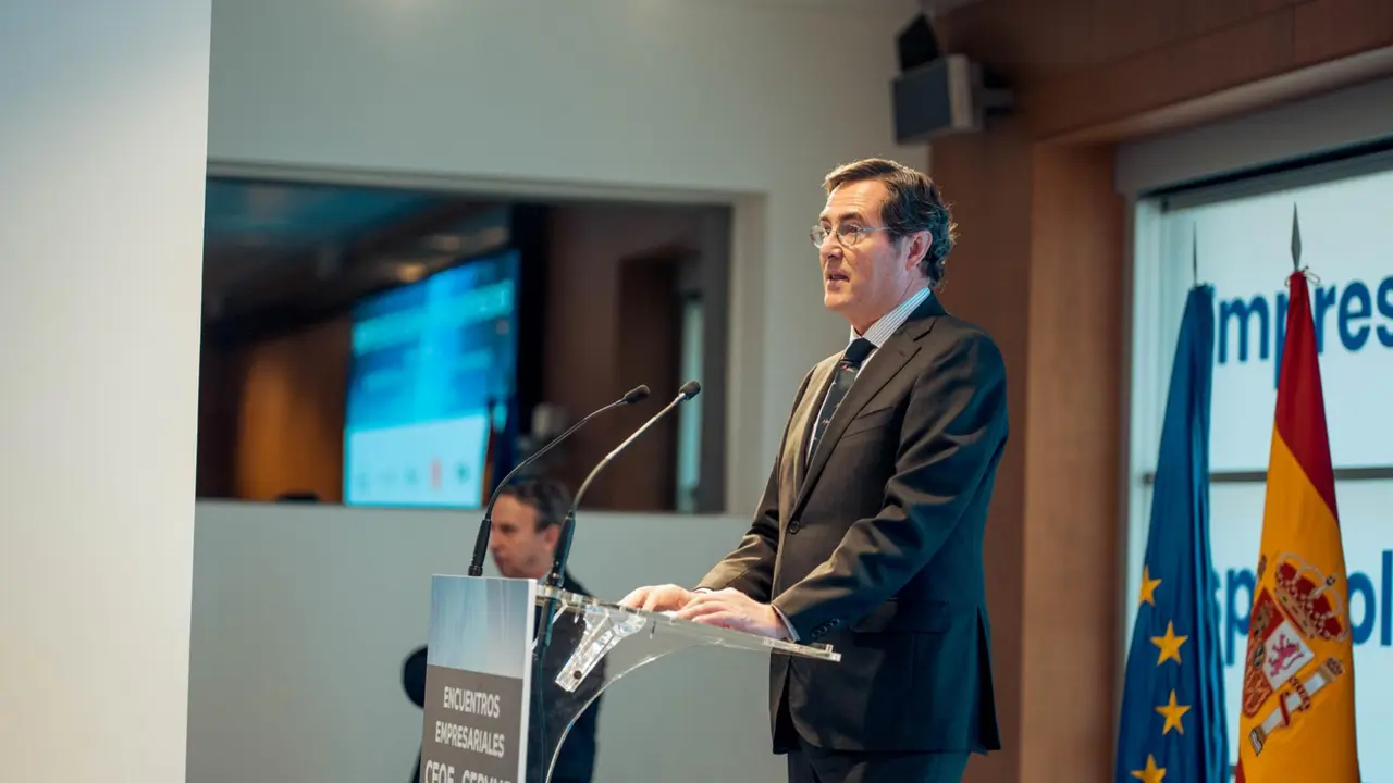  El presidente de CEOE, Antonio Garamendi - Gabriel Luengas - Europa Press 